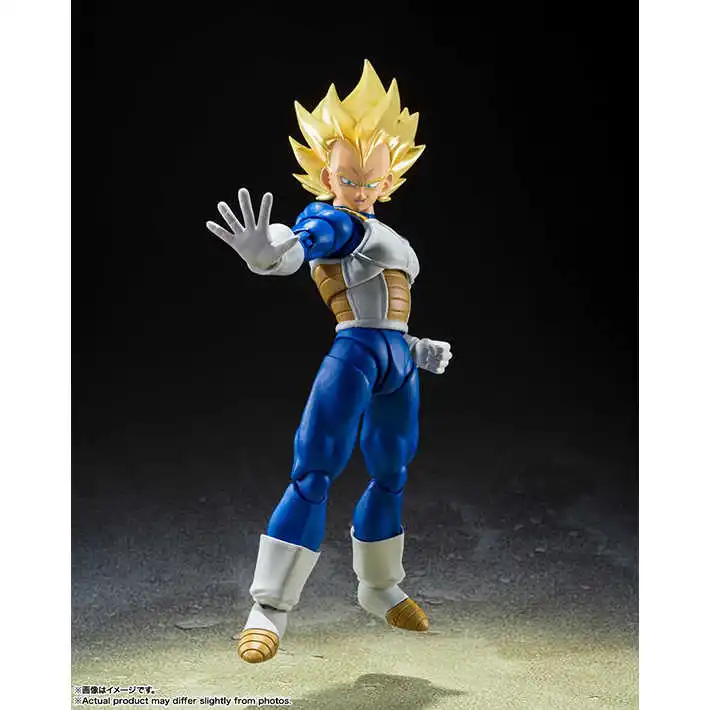 En Stock Bandai Dragon Ball Z S.H.Figuarts SHF Vegeta despertado Super Saiyan sangre figura de acción de juguete