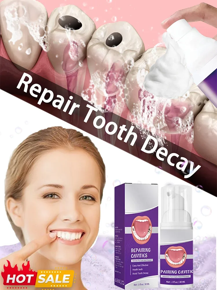 

Anti Decay Toothpaste Teeth Whitening Anti-Cavity Bad Breath Repair Tooth Decay Remove Plaque Toothache Relieve Periodontitis