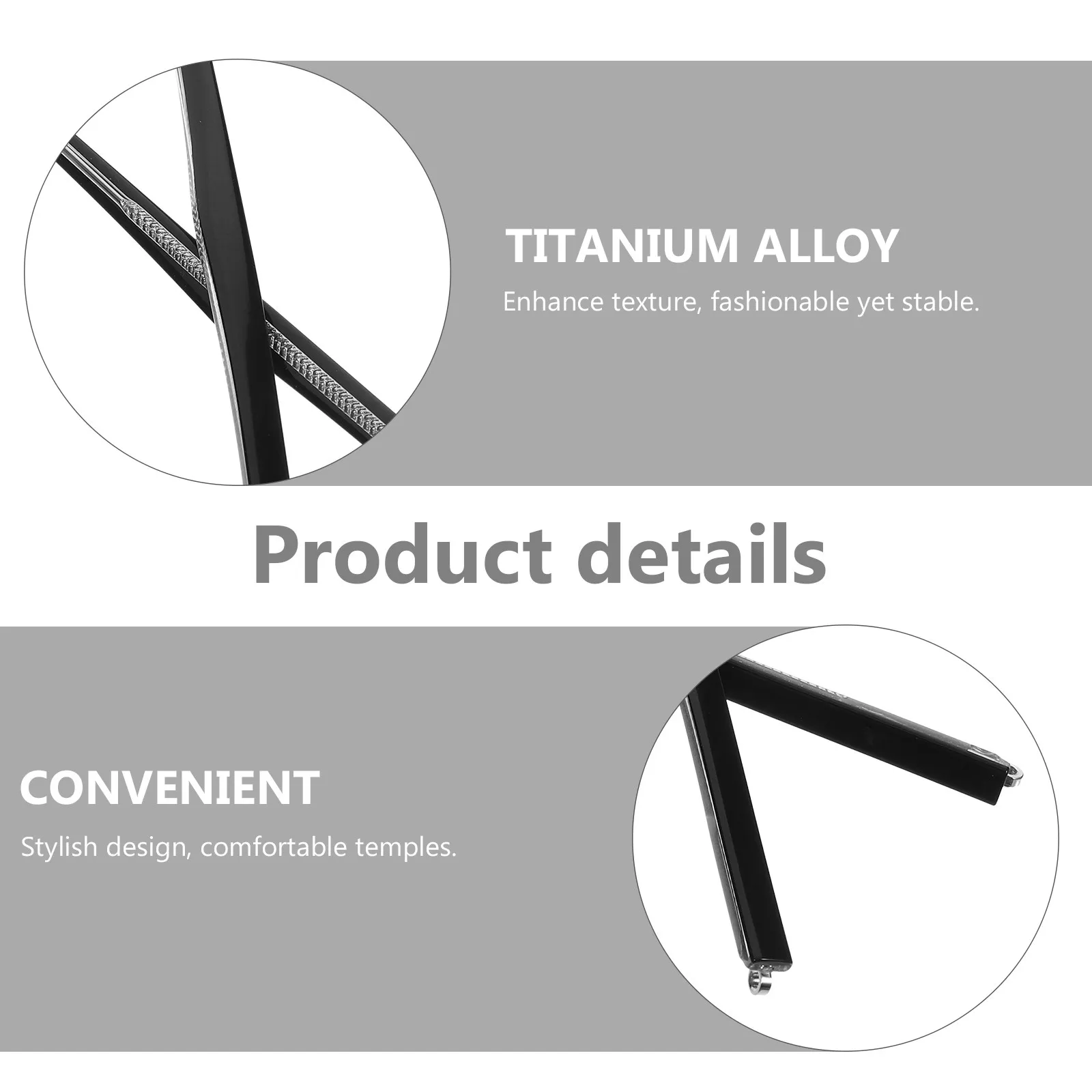 1Pair Stylish Metal Eyeglasses Arms Replacement Legs Comfortable Temple Tips for Glasses Repair Accessories Valentine Christmas