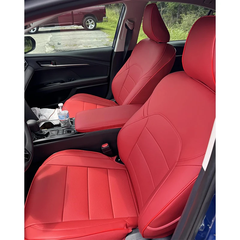 

Автомобильные аксессуары на заказ, чехол на сиденье для Toyota Camry 2024 2025 2026, полный комплект премиум-класса из искусственной кожи, полностью покрытый