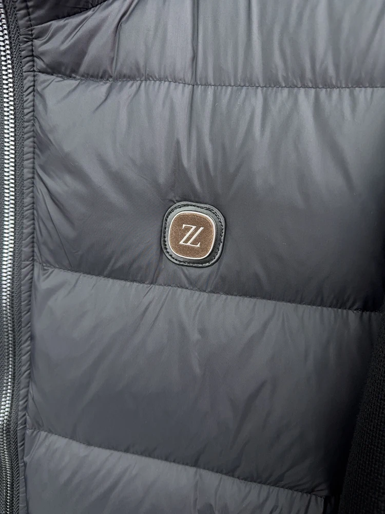 Svip Men's down Jaet .3W+90 White Du down Lightweight Casual Stand Collar Winter Faionable Ci Sle Regular Length