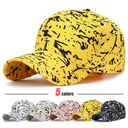 5 Colors New Fashion Youth Unisex Graffiti Style Sunshade Baseball Cap Men Women Outdoor Casual Sport Classic Visor Trucker Hat