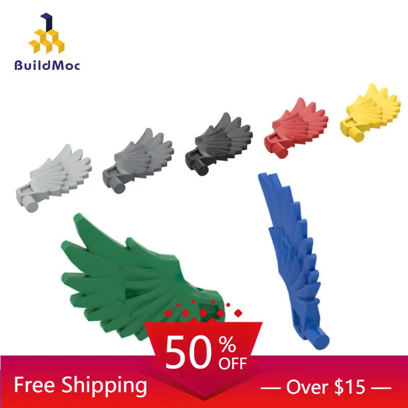 10PCS MOC Bricks Bricks 11100 Wing  11100 For Building Blocks Parts DIY Construction Christmas Gift Toy For children