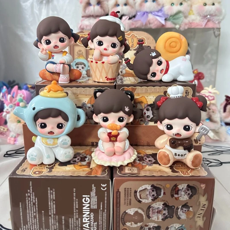 

Zoraa Sister Treasure Baking House Series Mini Blind Box Cute Model Doll Tide Play Toy Table Decoration Ornament Surprise Gift