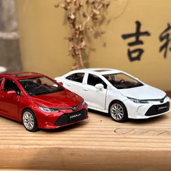 Coche de aleación Toyota Corolla 1:43 para niños, vehículo de juguete fundido a presión, modelo de coche a escala en miniatura