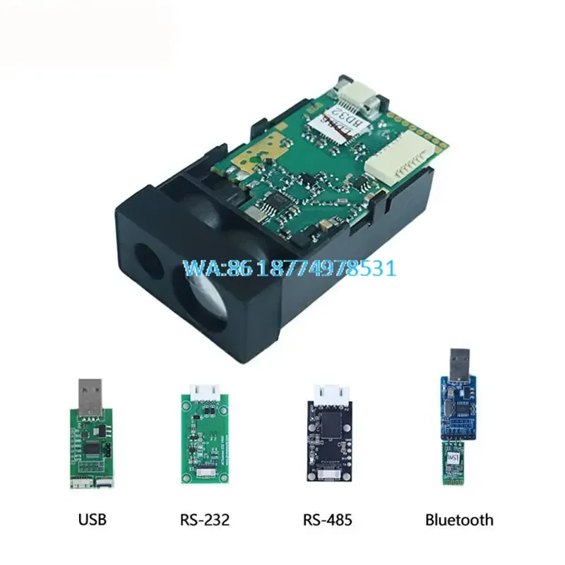 Wmwmnu for JRT M88B Distance Sensor Module UART TTL 40m Millimeter Precision RS485 RS232 USB 50m Ranging Module