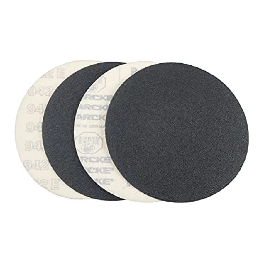 

Premium 7 Inch Sanding Discs Hook and Loop Sandpaper Grinder Sanding Disc No Hole Black Silicon Carbide Sandpaper Discs for Sto