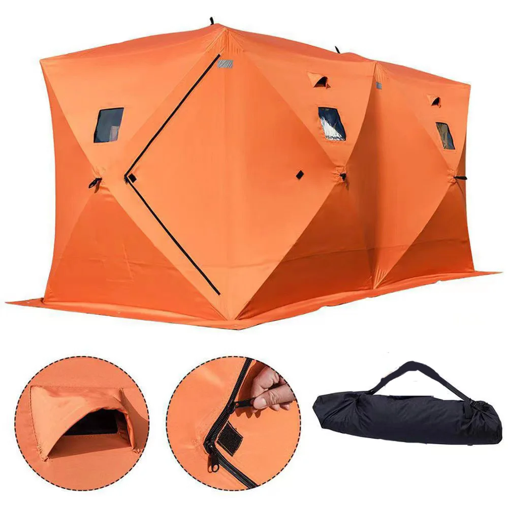 

Factory Double Sauna Wholesale 8 Person Automatic Pop-Up Portable Sauna Tent Portable Outdoor Hiking Insulated Camping Tent