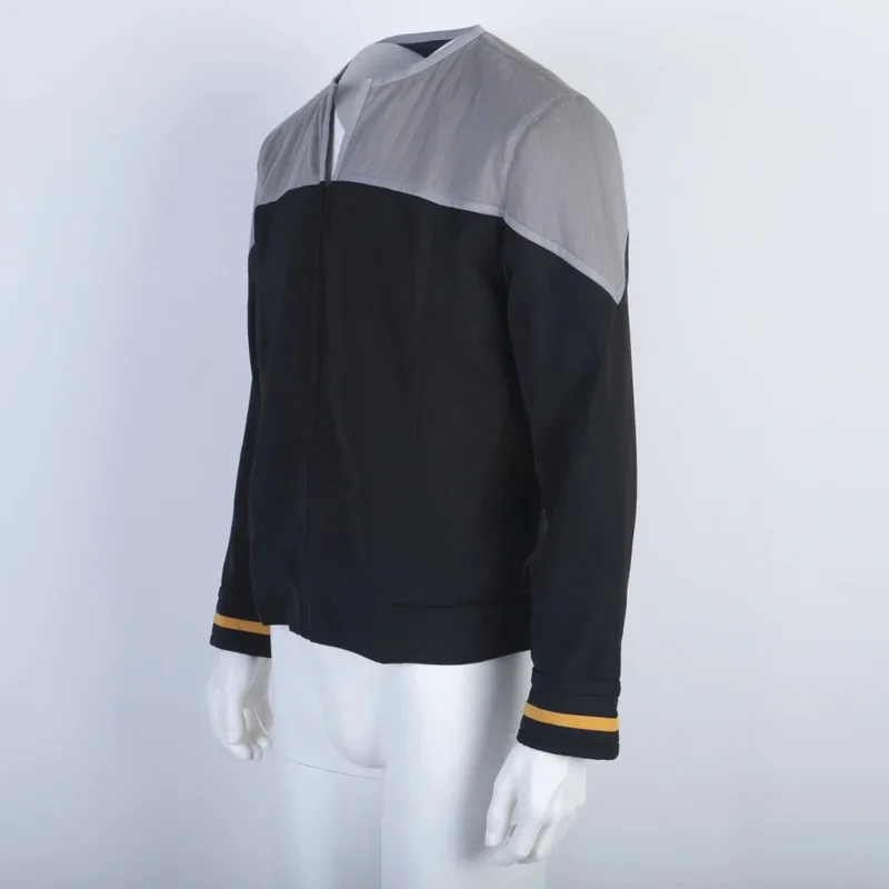 

CyFirst Contact Uniforms Deep Space Nine Captain Picard Sisko Starfleet Star Costumes Trek Top Coat Prop
