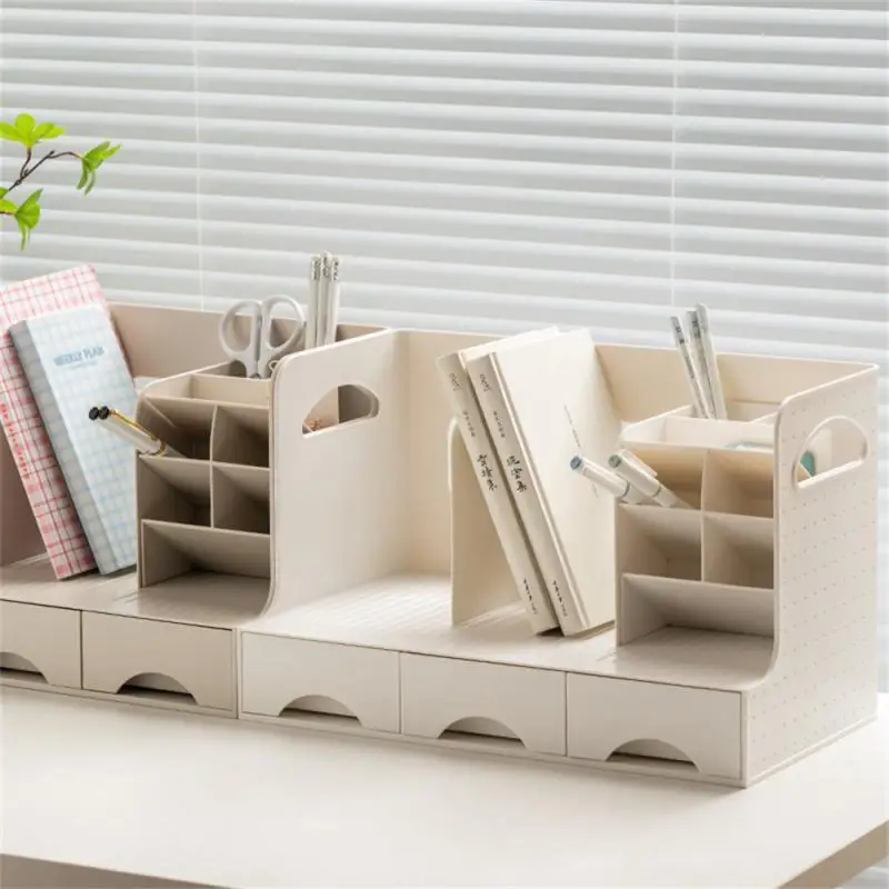 Desktop Storage Rack Large Capacity Bottom Drawer Removable Insert Neat And Orderly Smooth Drawing Household Storage Multilayer