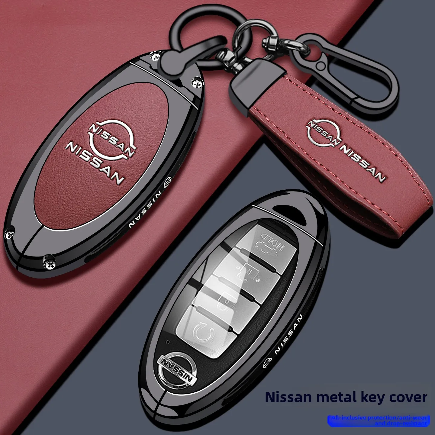 سبائك الزنك الجلود غطاء مفتاح السيارة القضية نيسان قاشقاي جوك X-Trail باترول ملاحظة ورقة ألتيما ماكسيما مورانو تيدا Teana المارقة سنترا