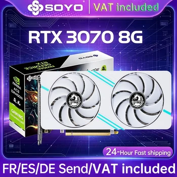 Tarjetas Gráficas para Juegos SOYO GeForce RTX 3070 8GB GDDR6 256 Bit GPU Tarjeta de Video RTX3070 1