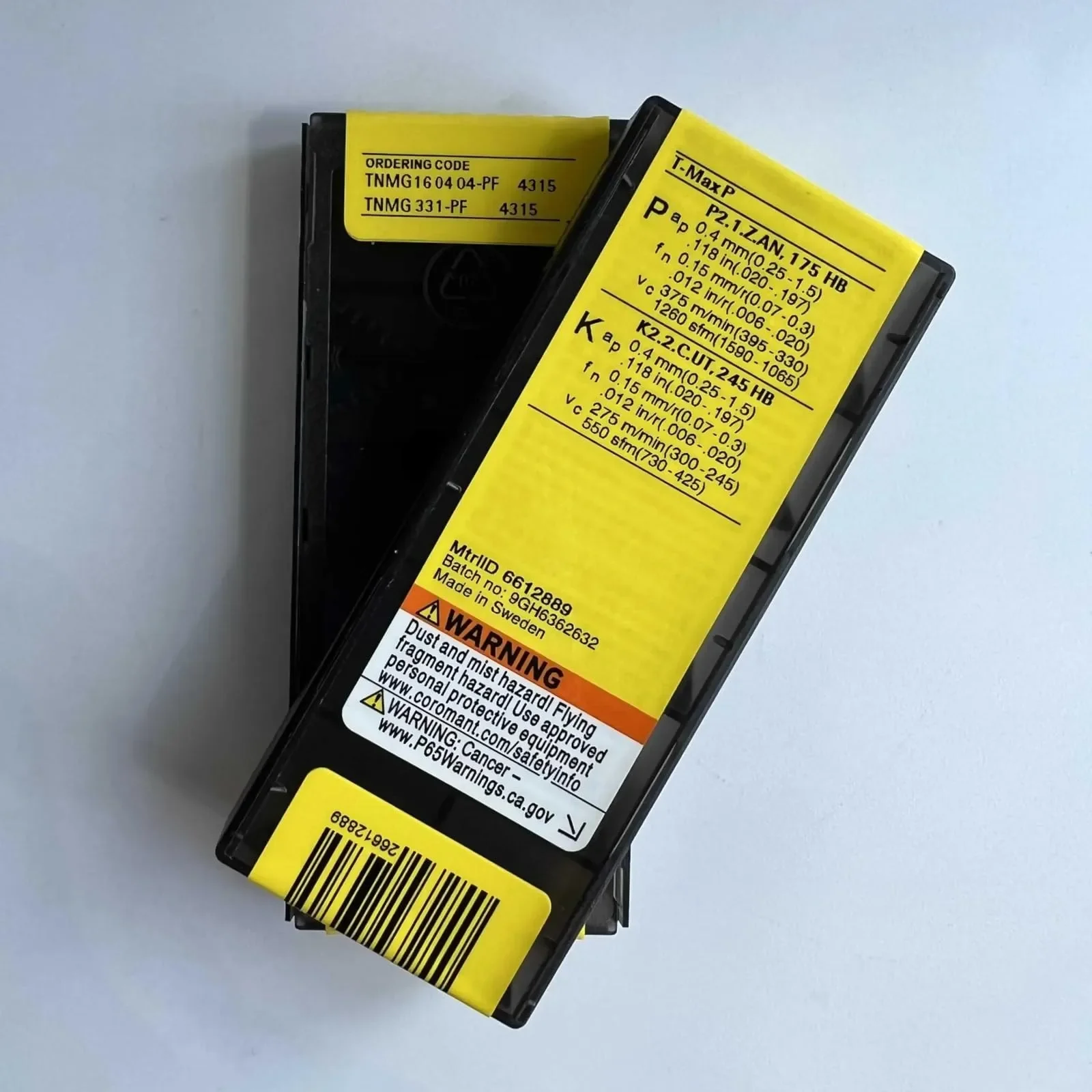 الأصلي SANDVIK / TNMG160404-PF 4315 / سبائك الصلب CNC شفرة 10 قطعة #4