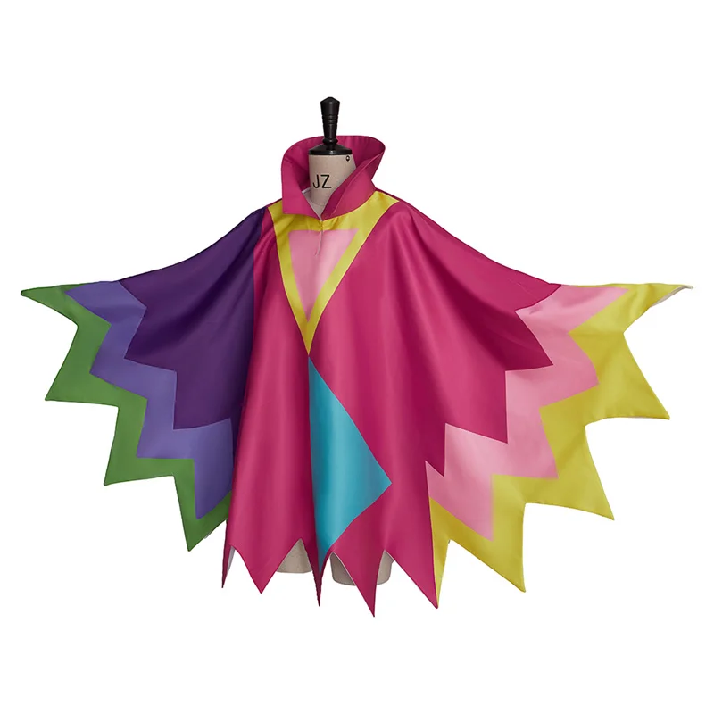 Game Undertale Spamton Cosplay Deltarune Spamton Neo Costume Colorful Stand Unisex Collar  Cape Cloak