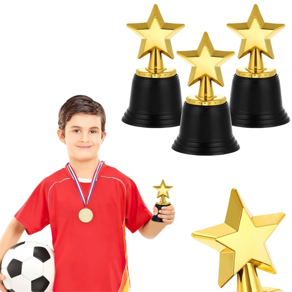 

Star Trophy Awards Plastic Model Kids Small Prize Cup School Rewarding Supply Competition Soccer Craft Souvenirs