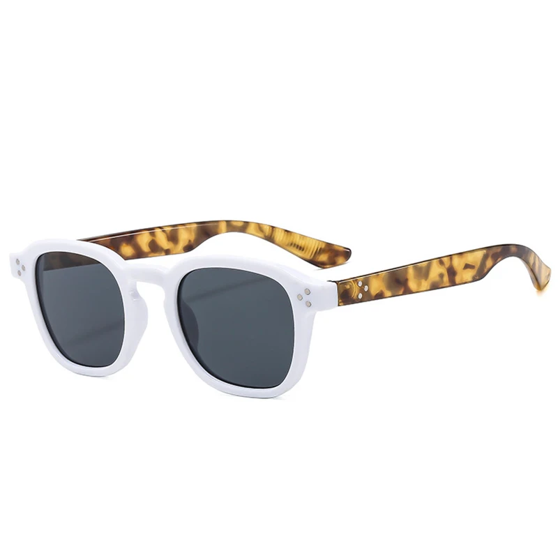 SHAUNA New Retro Square Women Sunglasses Fashion Rivets Men Clear Gradient Shades UV400 image 6