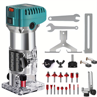 800W Electric Trimming Machine 30000rpm Woodworking Milling Engraving Hand Wood Edge Router Trimmer Home DIY Power Tools