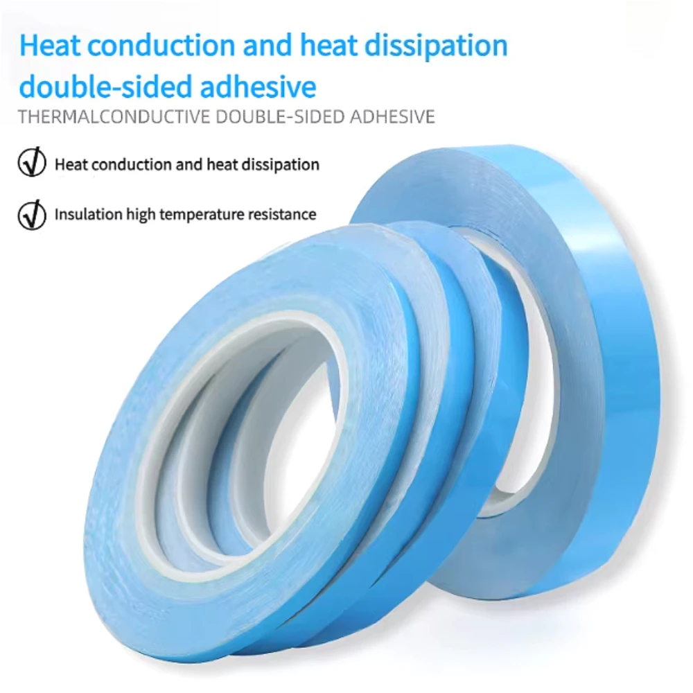 

Термолента, изоляционная теплоотводящая лента, двухсторонняя термопроводящая лента для чипа, печатной платы, светодиодная лента, радиатор