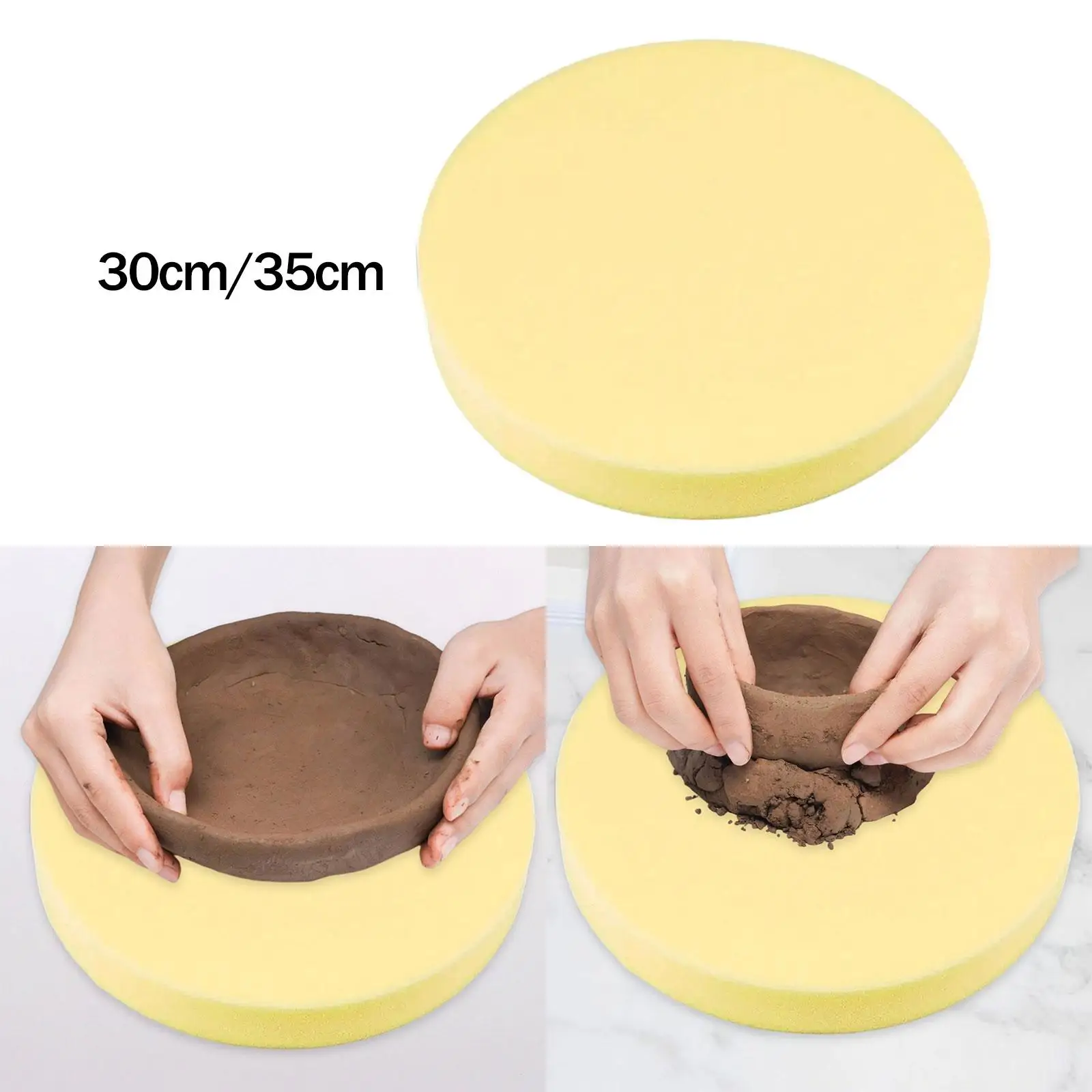 Quick Molding Pottery Foam Pad Sponge Cushion Support Tool for Ceramic Table Runner Artists DIY Studio