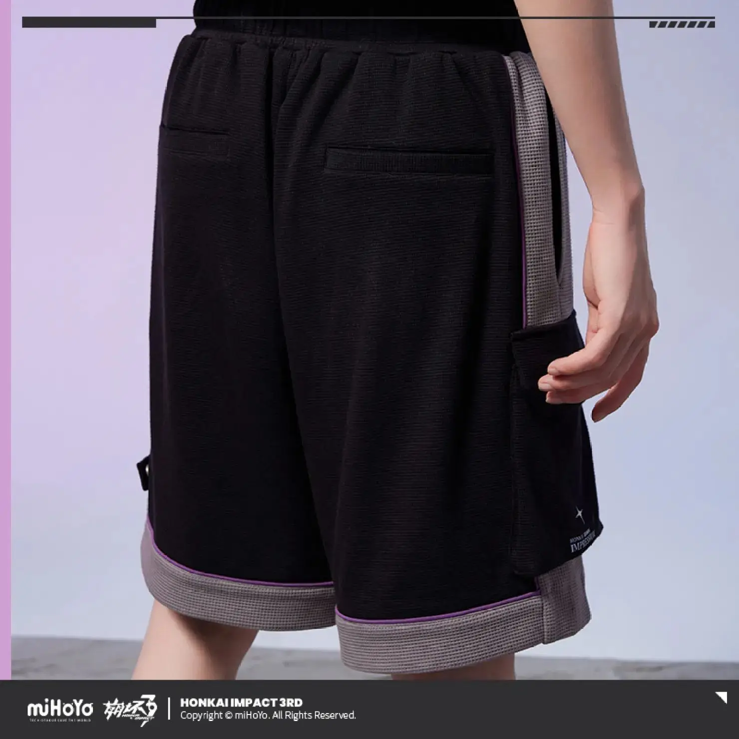 [Genuine] Kiana Themes Impressions Clothing Honkai Impact 3rd Cosplay Costumes Adult Bottom Shorts Casual Couple Pants 3XL Gifts