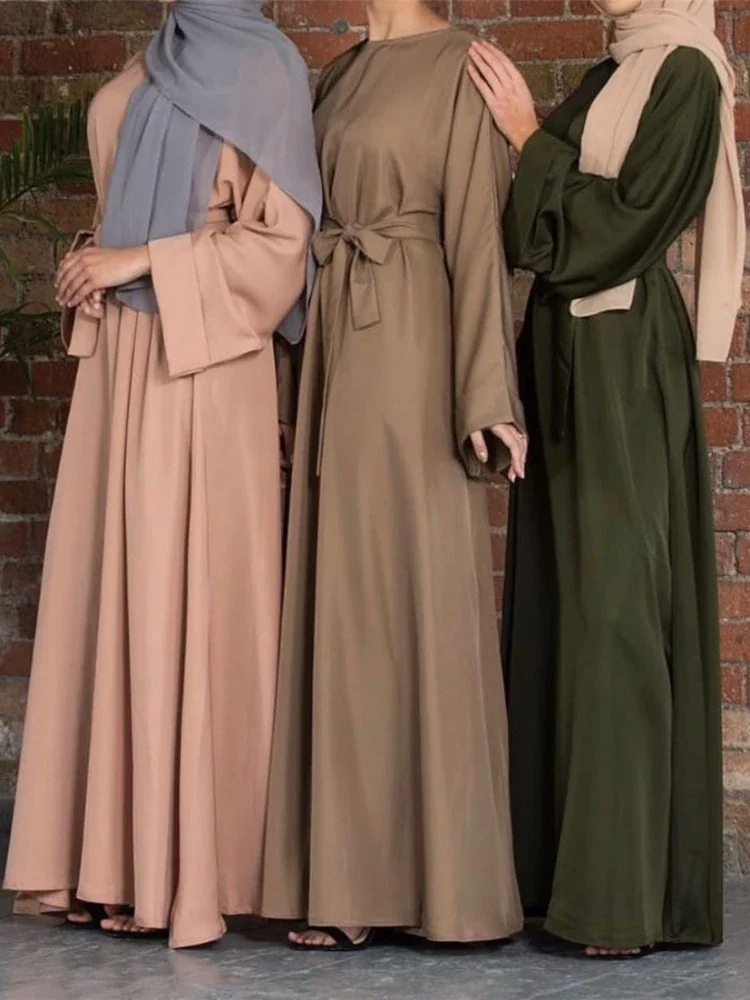 Ramadan eid vestido muçulmano abayas para mulheres mroccan kafan maxi vestidos islâmicos musulman conjuntos djellaba jilbab robe 2024