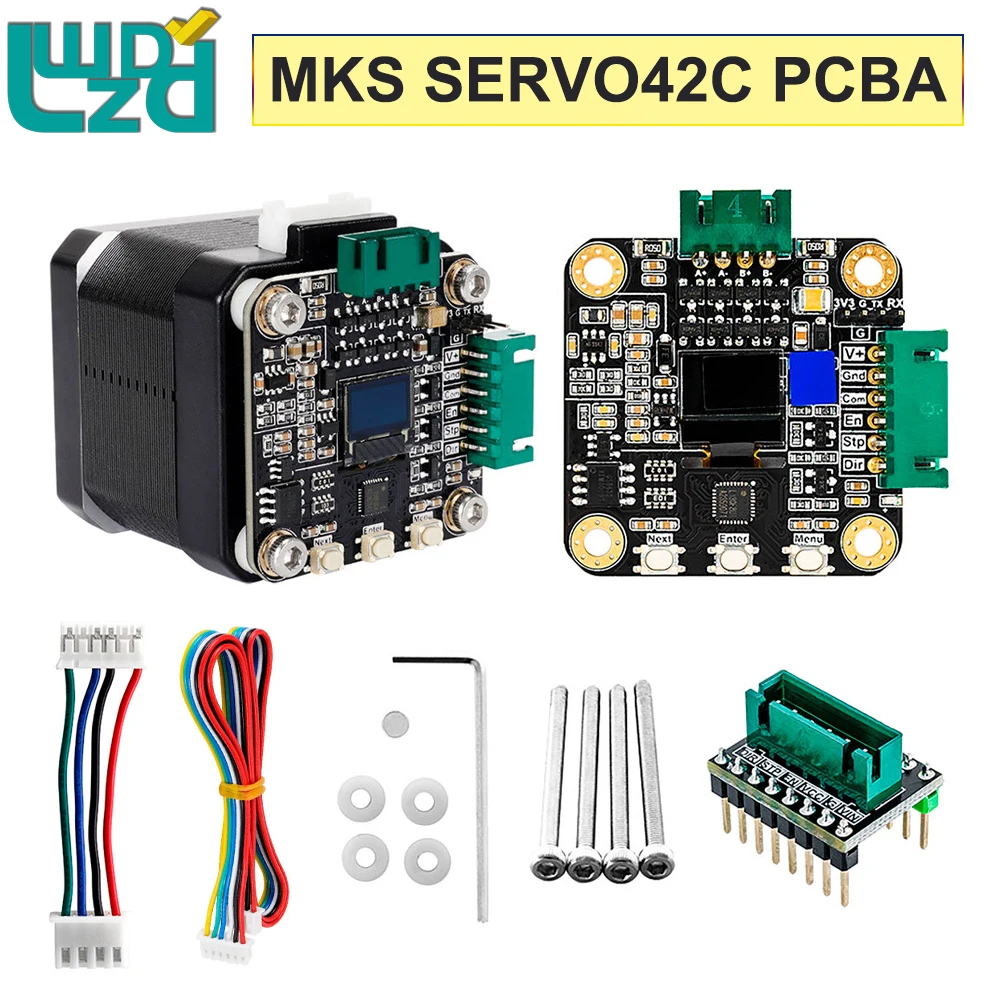 

Запчасти для 3D-принтера Makerbase MKS SERVO42C PCBA MKS APT, бесшумный привод, замена TMC2209 NEMA17, драйвер шагового двигателя с замкнутым циклом CNC