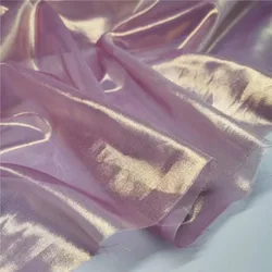 Cationic Full Version Gilding Chiffon Fabric Fashion Antique Diy Handmade Sewing Decorative Material