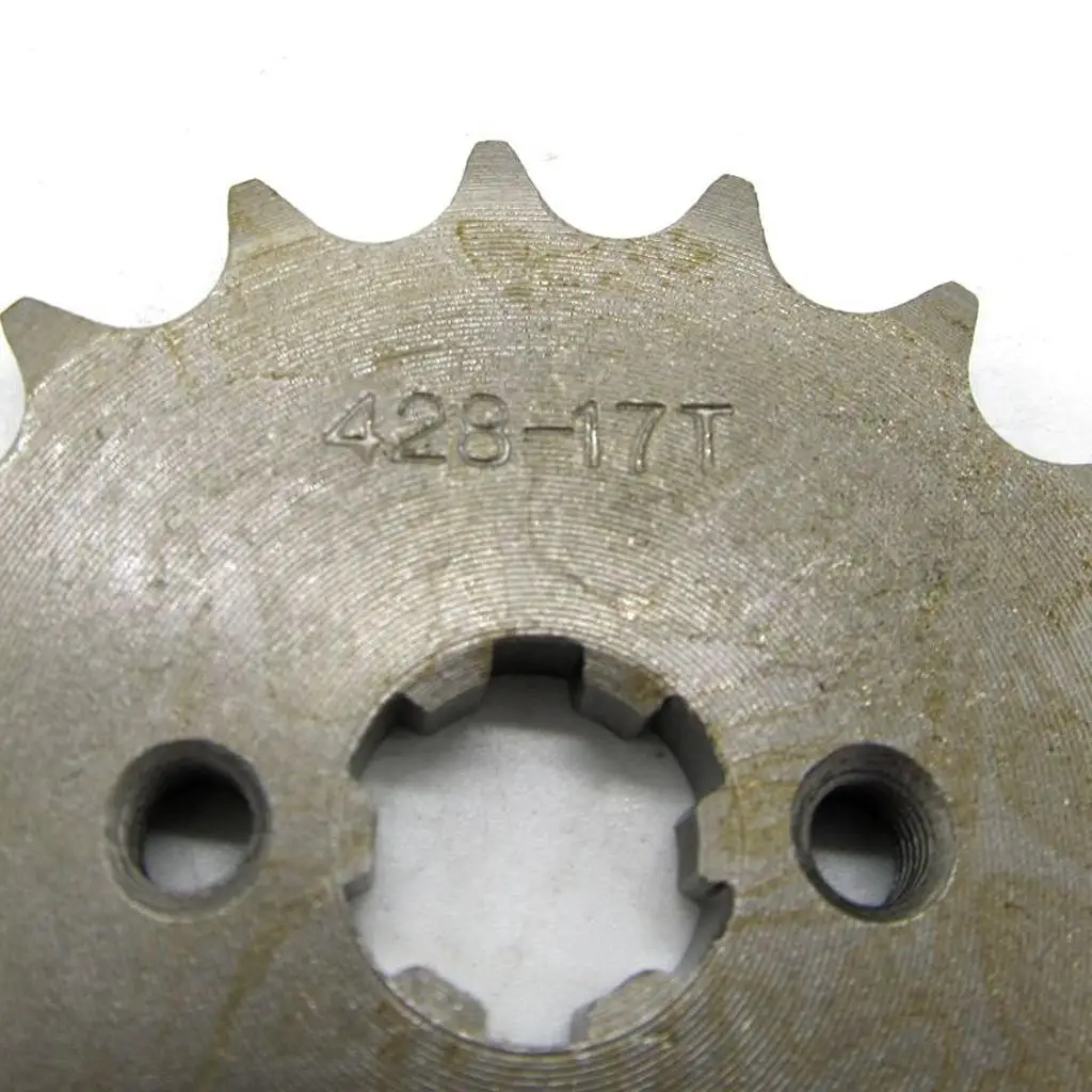 17T 17mm 428 Chain Front Sprocket PIT DIRT BIKE ATV BUGGY image 5