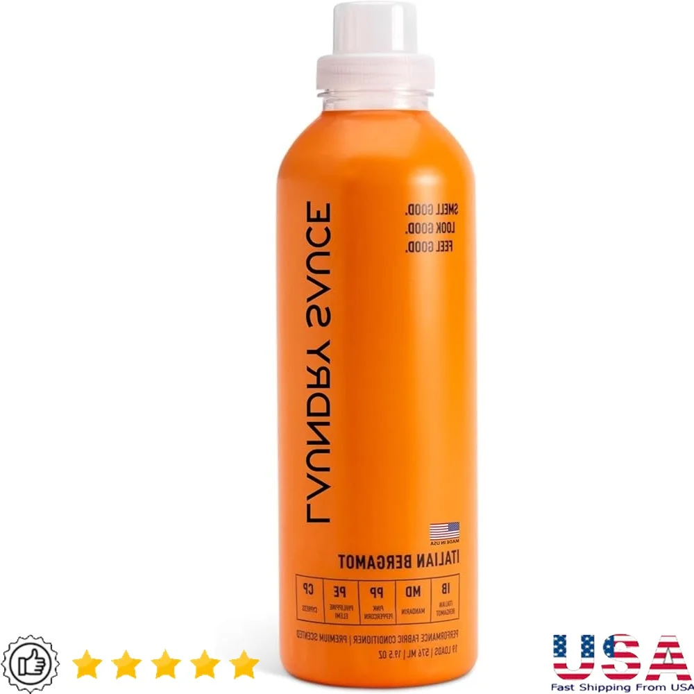 

Жидкий смягчитель для белья, итальянский бергамот, аромат, уменьшает морщины, повышает мягкость, совместимость с HE, 19 жидких унций, 1 предмет