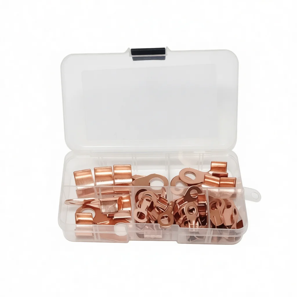 Cable Lugs OT Copper Terminal Open Electrical Connector Automotive Industrial Equipment Wiring Power Component