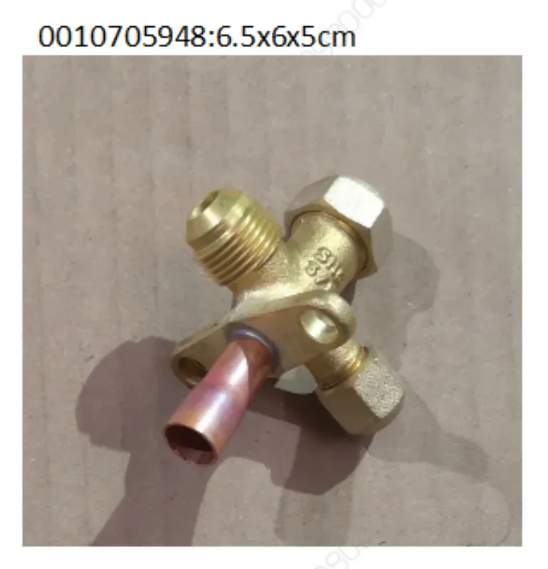 for Haier air conditioning three-way shut-off valve fluorine filling port 0010705948 and 0010705948A are interchangeable