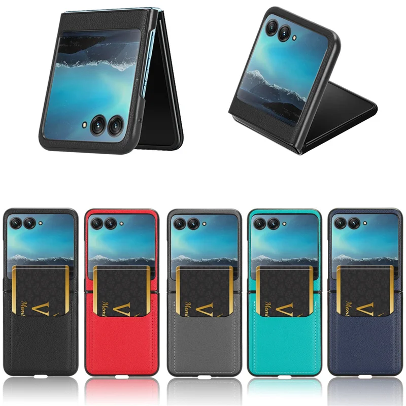 

Новый Стильный чехол для Motorola Moto Razr 40, сверхскладной экран, новинка, Moto Razr 40, Сверхтонкая карта, lychee patt