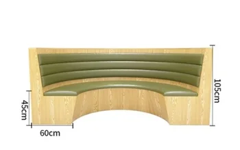 l Dining Seating Booth Sets for Restaurant Furniture Sofa Booth Hot Sale Chair and Table Customized Seating Fast Food Restauran