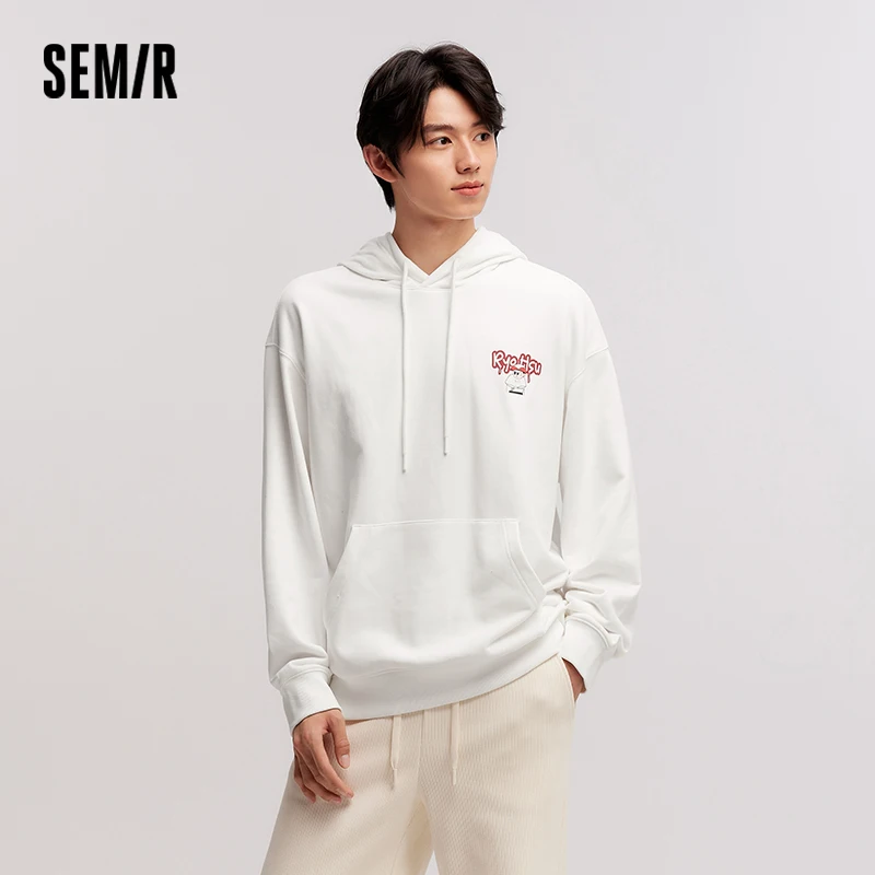 Semir Hoodie Men 2025 Winter New Campus Couple Matching Hooded Sweatshirt