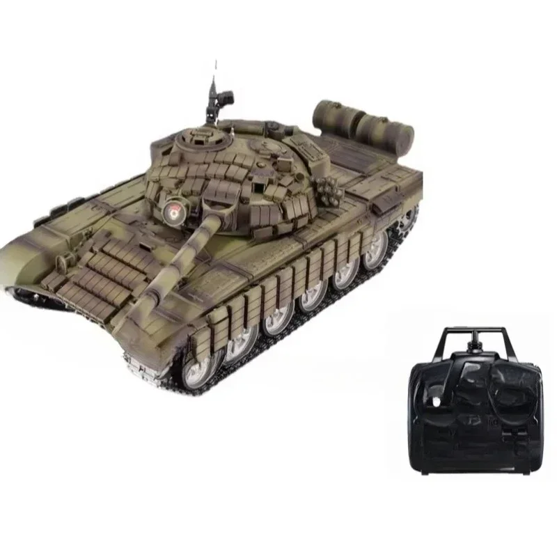 1/16 Remote Control Tank Large Tracked Armored Metal Electric Combat Off-Road Boy Toy Car
