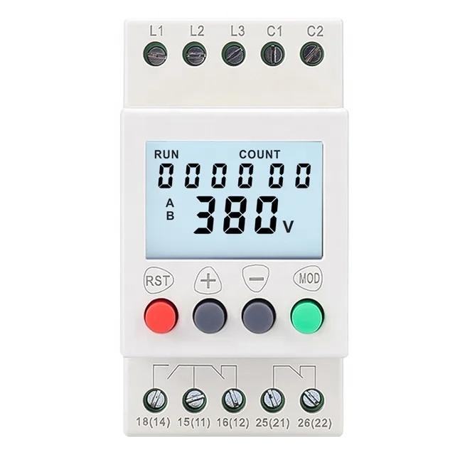 جودة عالية JVR800-2 التلقائي LCD الرقمية 3P الجهد حامي التحكم الصناعي الموثوق به #1