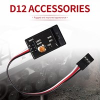 B49B-Mini Gyro Gyroscope For WPL D12 1/10 RC Car Drift Racing Car Steering Output Integrated Compact Light-Weight Design