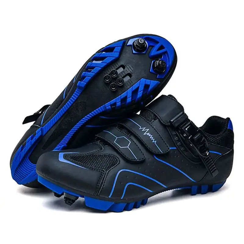 Men Cycling Sneakers MTB Shoes Anti Slip Breathable Clip Mountain Bike Footwear Self-Locking SPD Cleat Cycling Shoes for Shimano