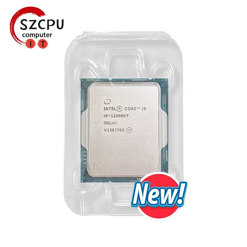 Intel Core i9 12900KF NEW 3.9 GHz Sixteen-Core Twenty-Four-Thread CPU  10NM L3=20M 125W LGA 1700 New but without cooler