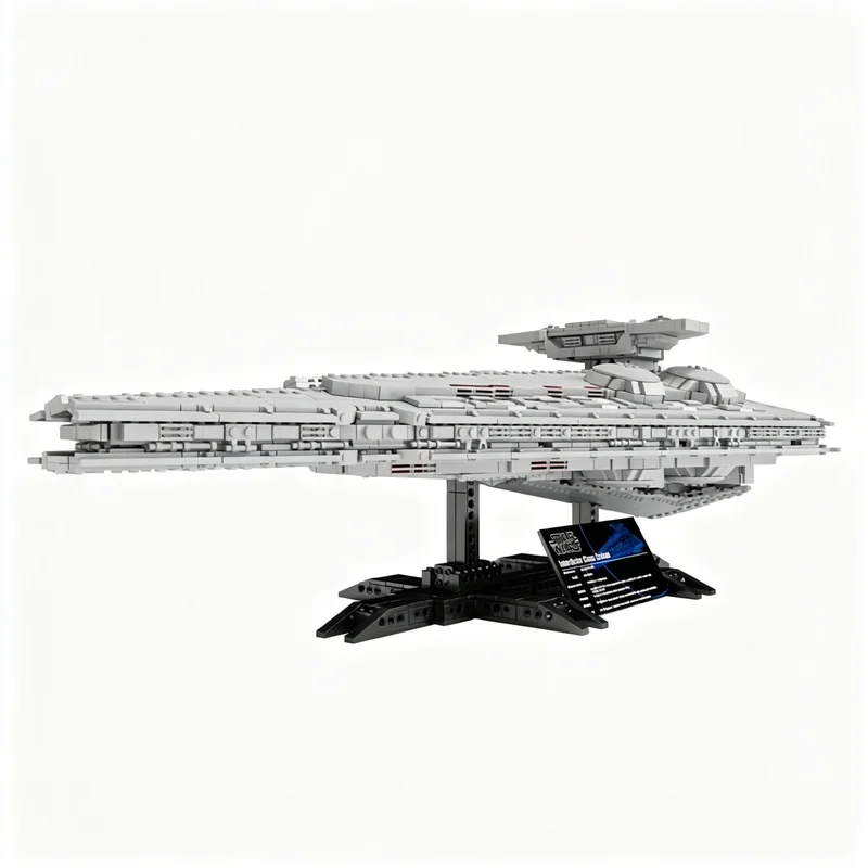 4142pcs MOC Interdictor Class Cruiser Star Battle Model Building Blocks Christmas Gift Toy Collection Assemble Craft Creative