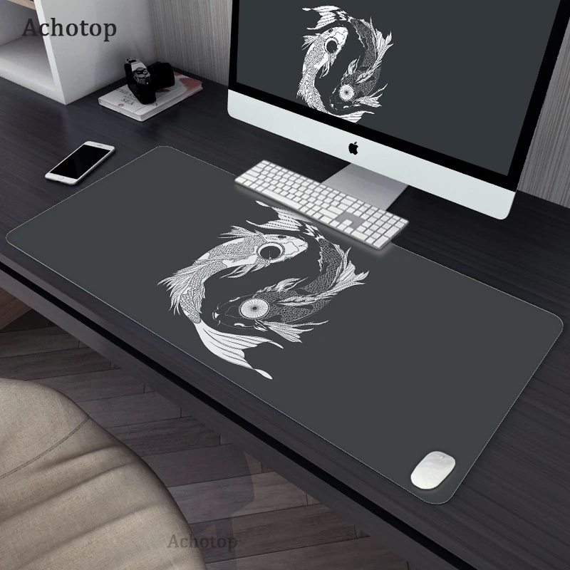 

Simple Art Koi Mouse Pad Computer Laptop Keyboard Mouse Mat XXL Large Mousepad Gamer Desktop Decoracion Table Desk Mat Mouse Pad