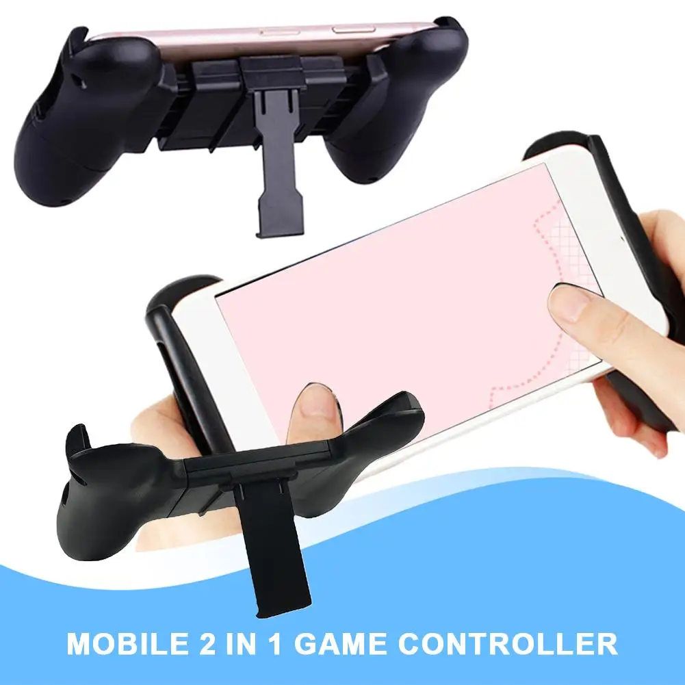 1PCS Mobile Gamepad 2-in-1 Retractable Chicken Handle Handy Artifacts Accessories Game Game Auxiliary Bracket Y9W0