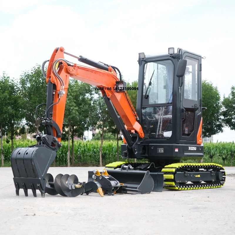 

1TON 2 Ton 3Ton Small Hydraulic Digger Prices Garden Agriculture Crawler Mini Excavator