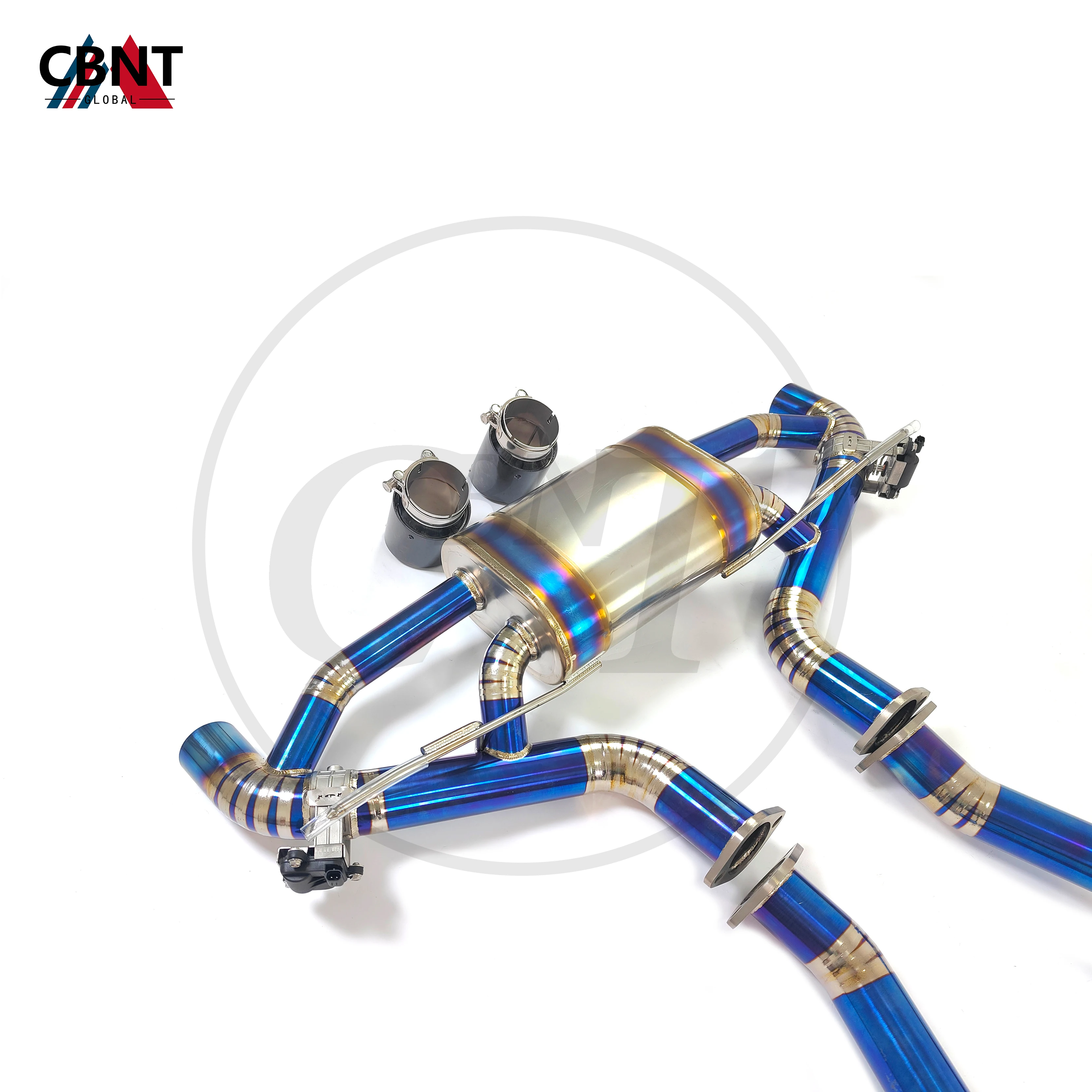 CBNT For Toyota Supra A90 B58 3.0T Exhaust-Pipe System Muffler with Valve Titanium/SS304 Tuning Valvetronic Catback Pipe