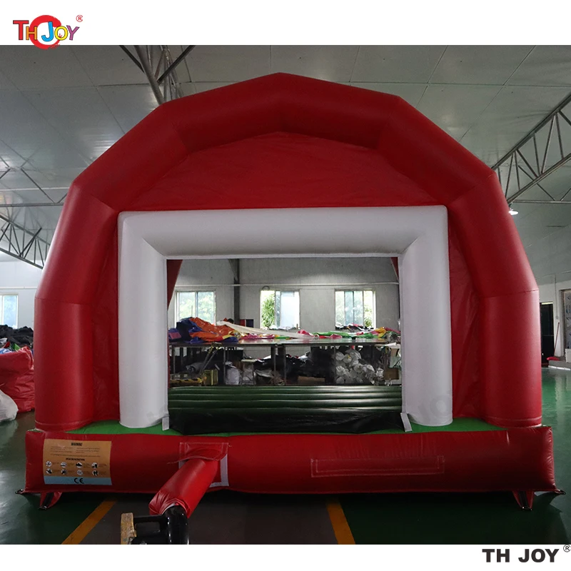 Fast Air Shipping 5x4m Commercial Inflatable Soccer Goal Football Shoot Out Game with Blower