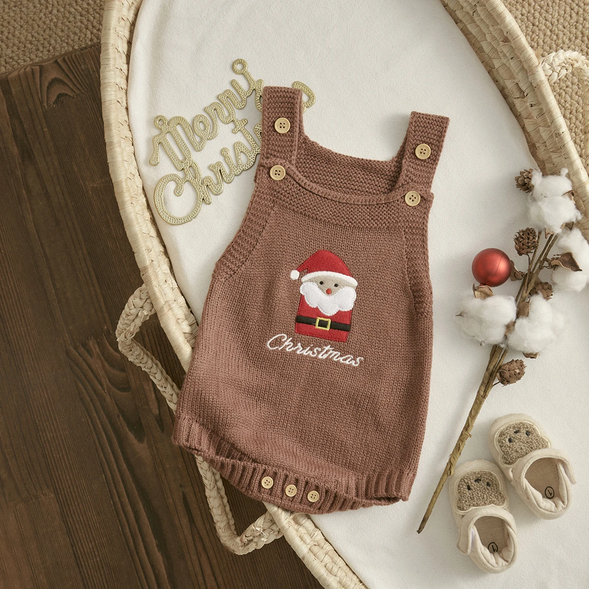 Christmas Baby Boy Romper 4