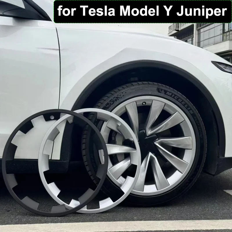For Tesla Model Y Juniper 2025 20 Inch Wheels ABS Rim Guard Rim Car Hubcap Cover Protection Hubcap Patch Scratch Proof Hub Cap