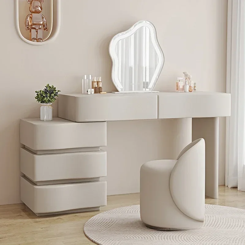 

Minimalist Furniture Rattan Makeup Toilets Deals Glass Top Vanity Desk Children's Dressing Table Girl Vintage Comoda Dresser