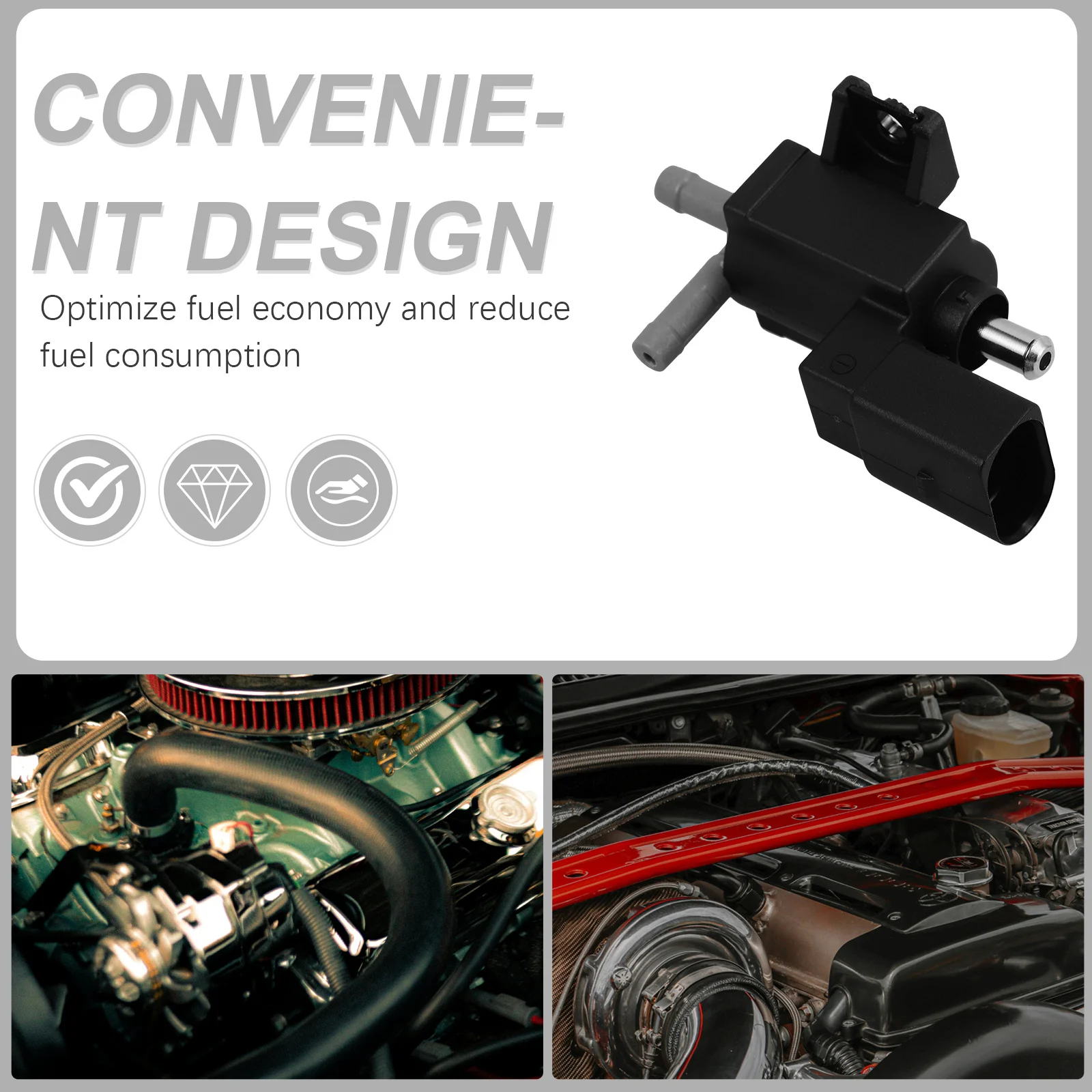 

Turbocharger Boost Solenoid Valve Replacement For Car Vehicle Accessories Fuel Efficient Engine Performance Easy Install