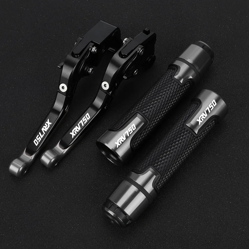 Motorcycle Adjustable Brake Clutch Levers & Handle Handlebar grips Honda XRV750L-Y XRV 750 XRV750 AFRICA TWIN 1990 - 2001 - 2003